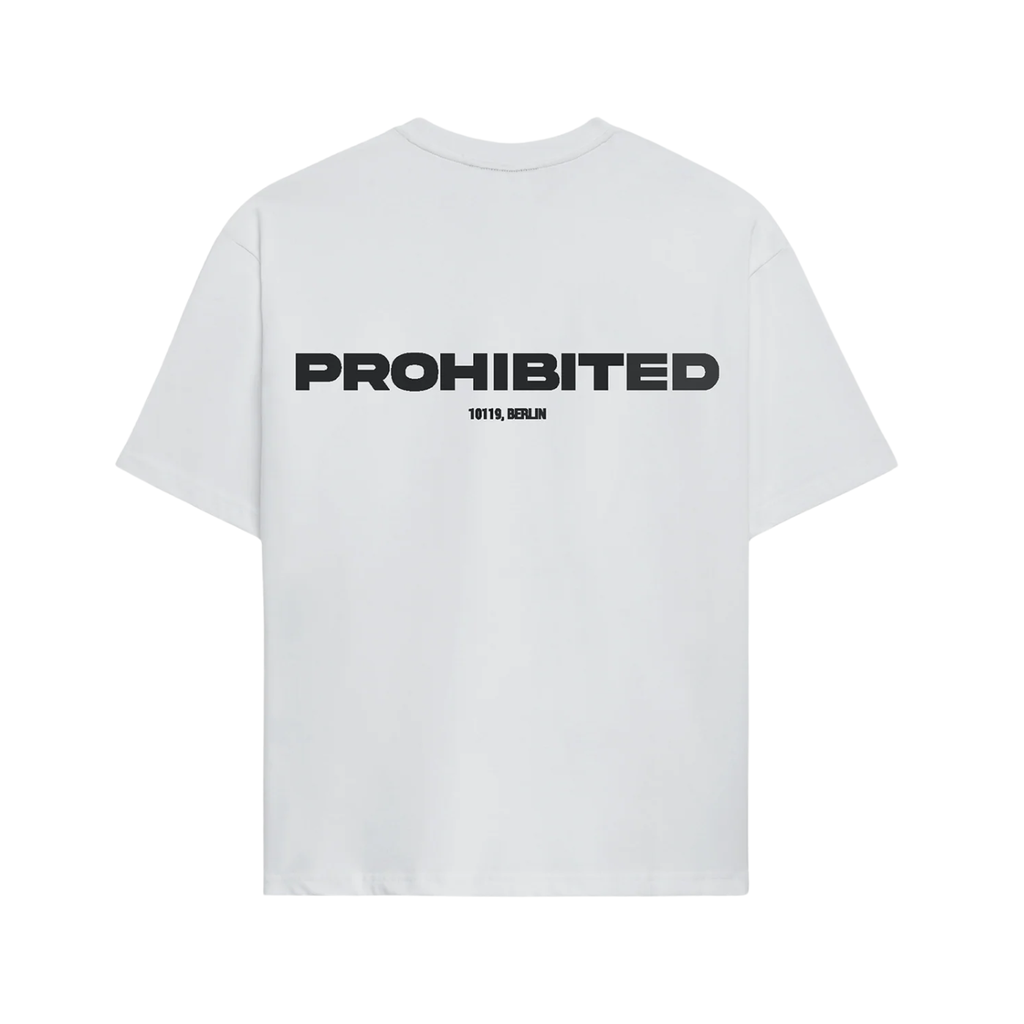 T-Shirt Prohibited 10119 Branca