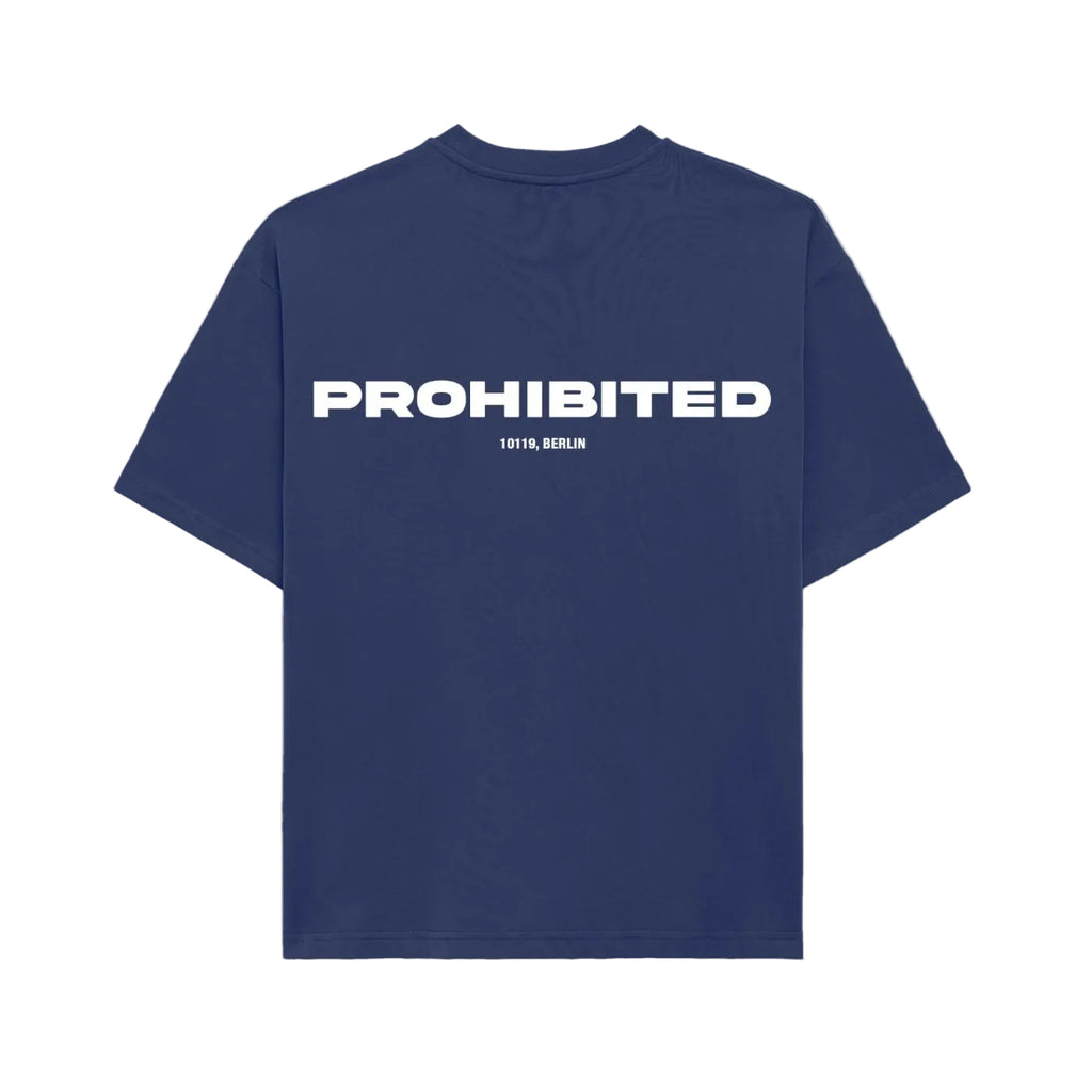 T-Shirt Prohibited 10119 Azul