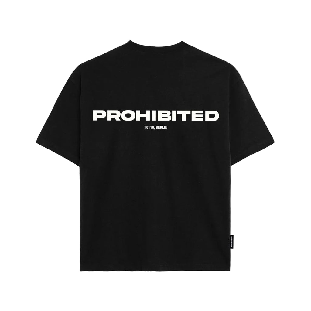 T-Shirt Prohibited 10119 Preto