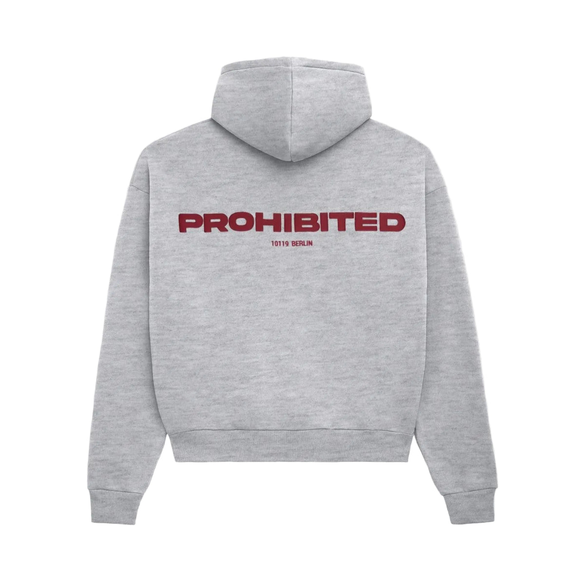 Hoodie Prohibited 10119 Cinzento