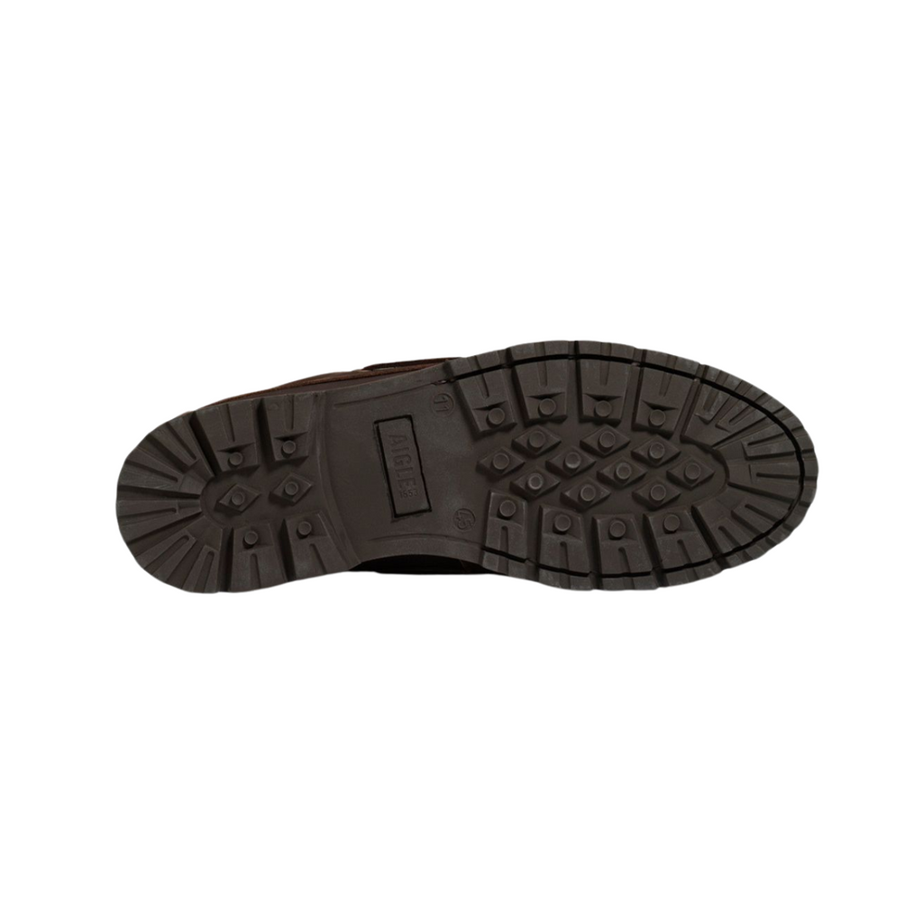 AIGLE Brown Tarmac Leather Shoe