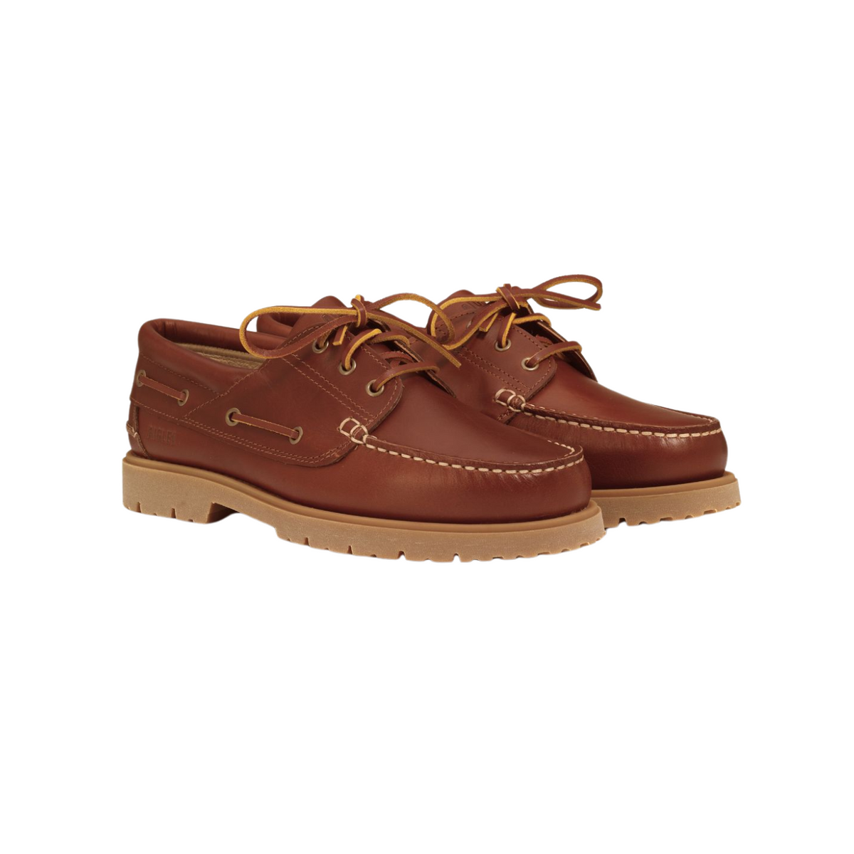 Sapato em Pele Tarmac Acaju AIGLE
