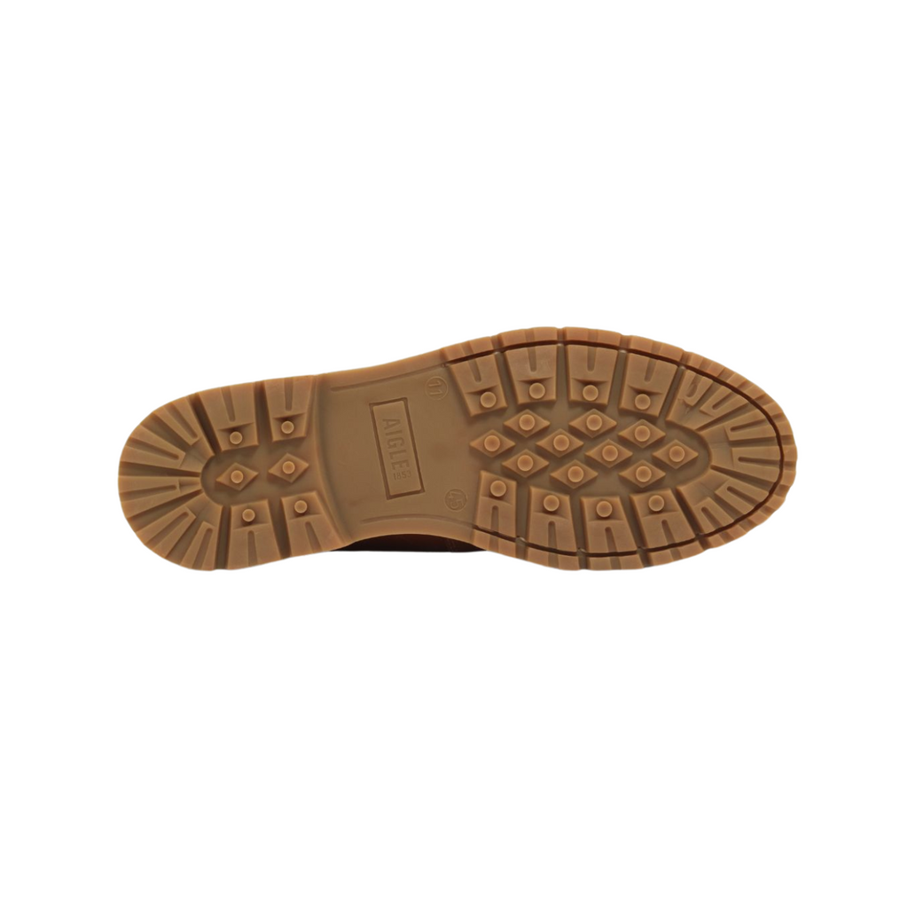 Sapato em Pele Tarmac Acaju AIGLE