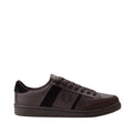 Sapatilhas B725 Fred Perry em pele castanhas