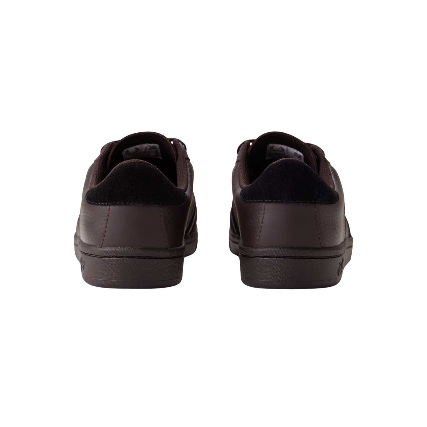 Sapatilhas B725 Fred Perry em pele castanhas