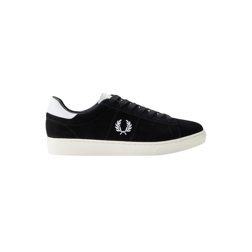 Sapatilhas Spencer Fred Perry em carmurça pretas