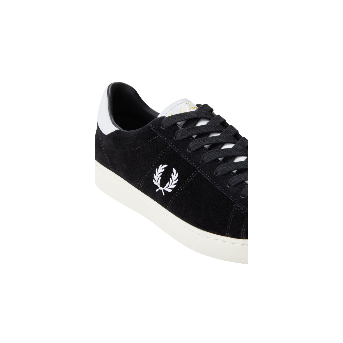 Sapatilhas Spencer Fred Perry em carmurça pretas