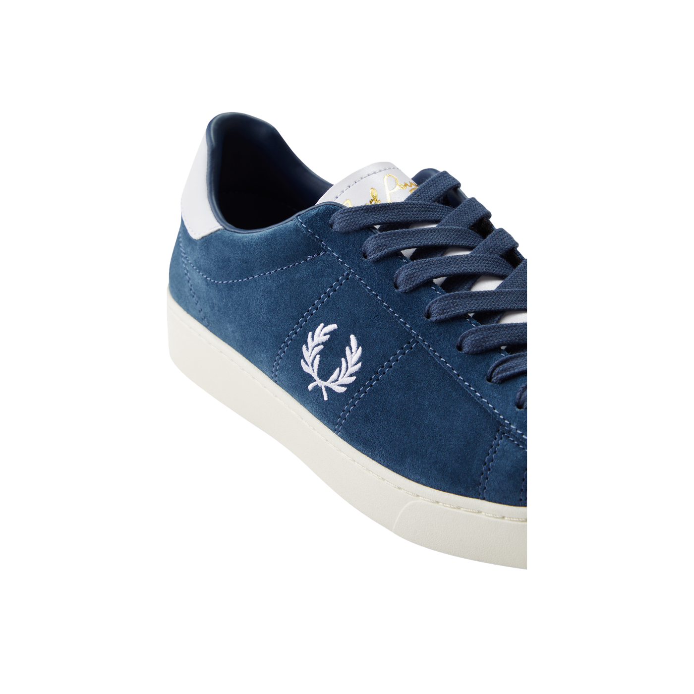 Sapatilhas Spencer Fred Perry em carmurça azuis