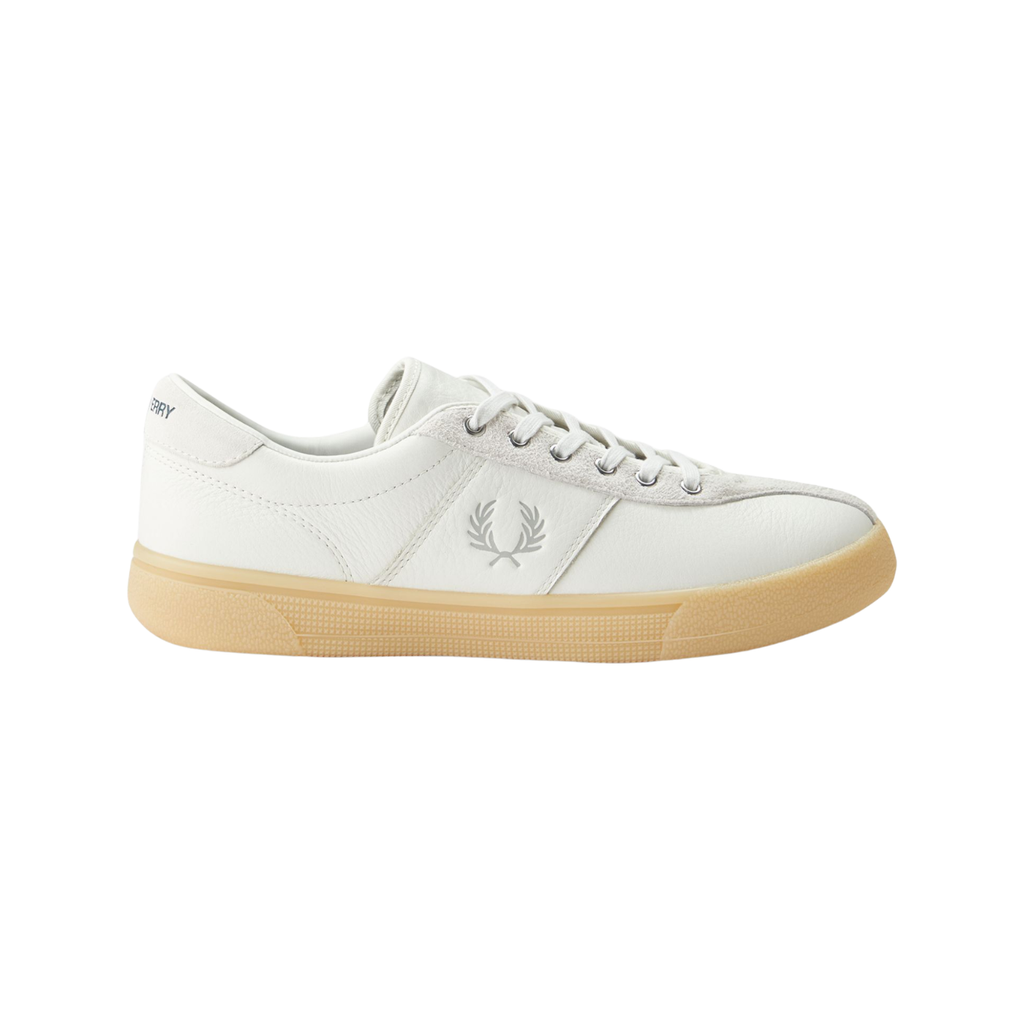 Sapatilhas B3418 Fred Perry em pele Porcelana