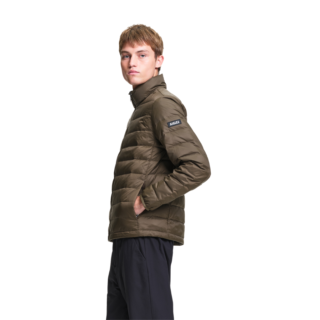 Black and Brown T-Kit Quilted Jacket