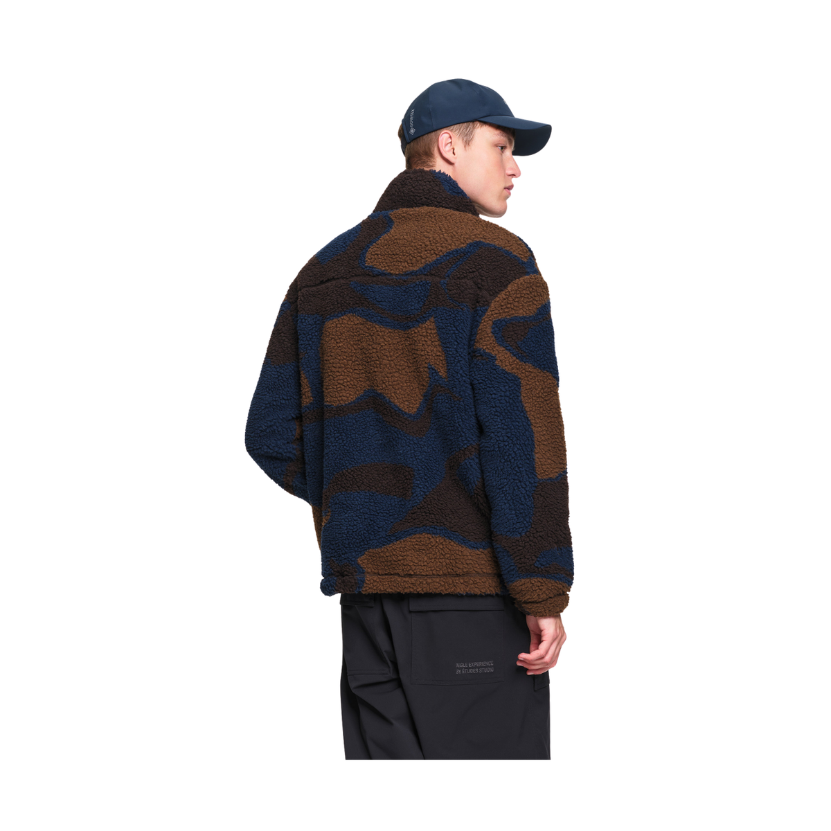 Casaco de Lã Light T-Kit Azul Marinho Camuflado AIGLE