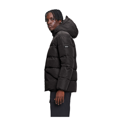 AIGLE Ultra Black Hooded Quilted Jacket
