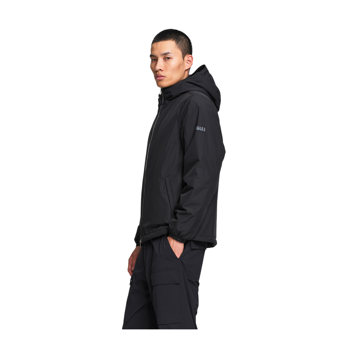 Rainpack 70 MTD AIGLE Black Hooded Jacket
