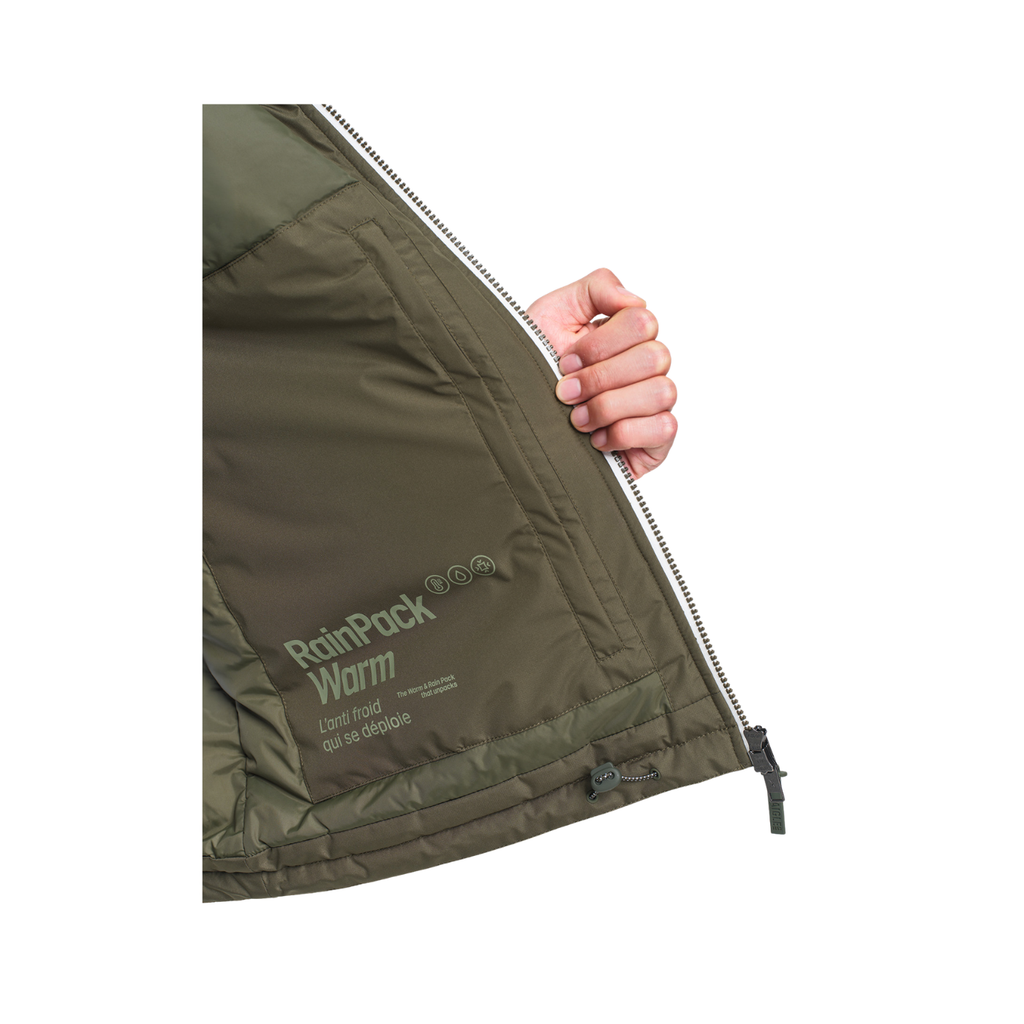 Rainpack 70 MTD AIGLE Hooded Jacket Green