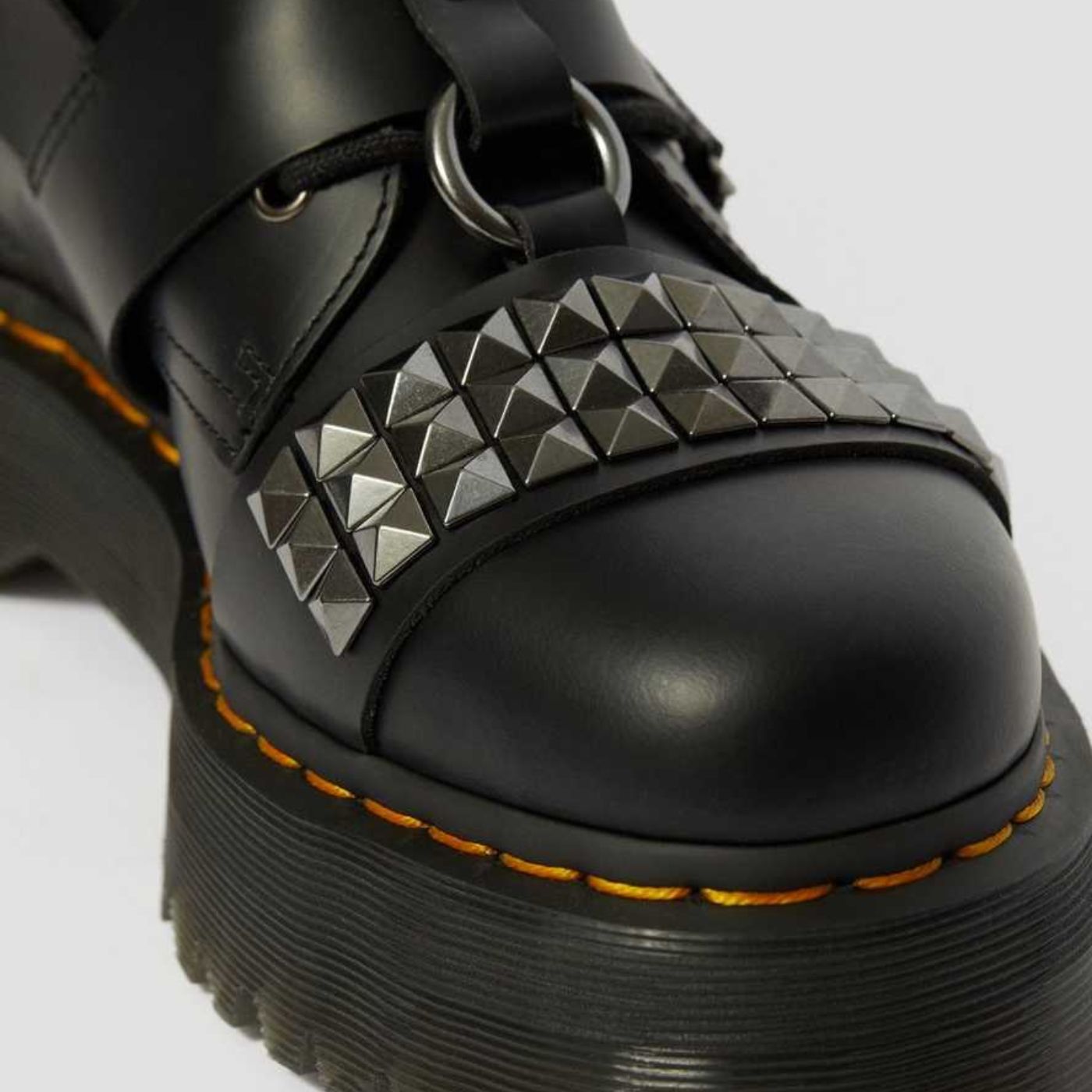 Women's Dr. Martens Jadon Platform Studded Boots in black
