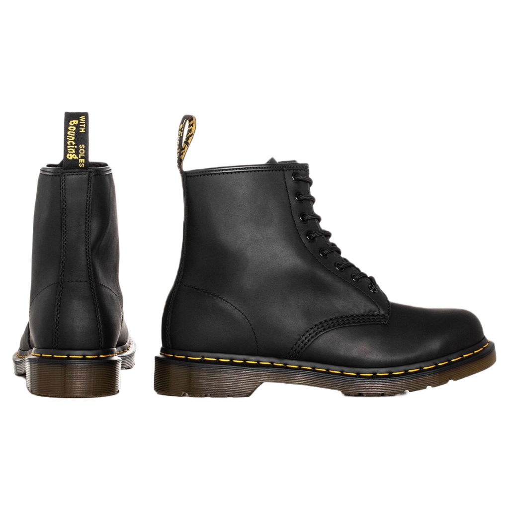 Dr. Martens 1460 Greasy Boots in Black