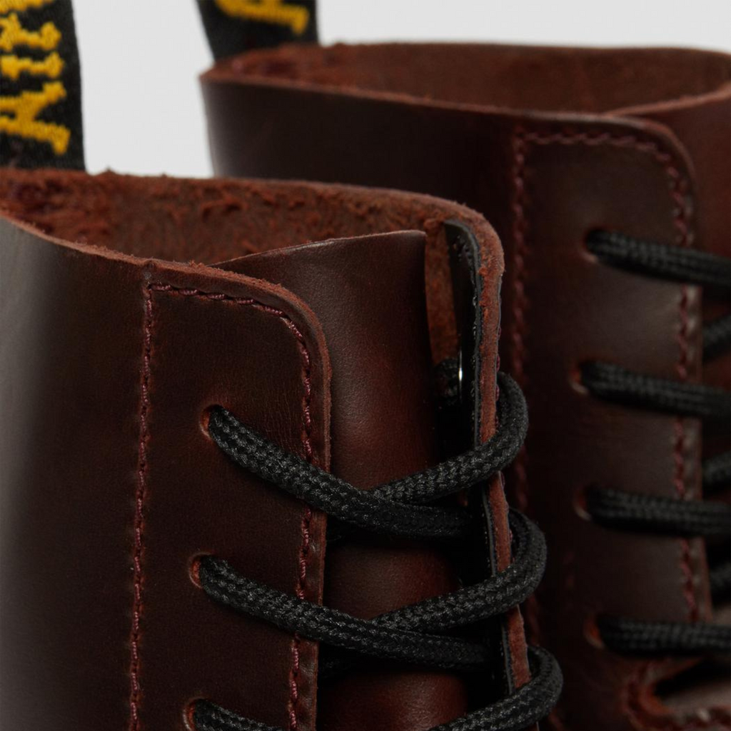 Women's Dr. Martens Audrick Charro Brando Platform Boots in Red
