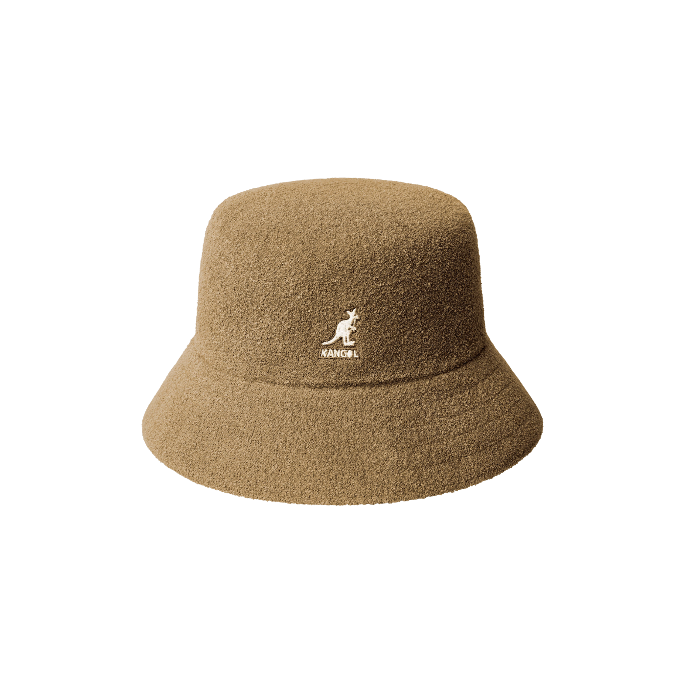 Panamá unissexo Kangol Bermuda Bege. Foto da parte da frente do produto.