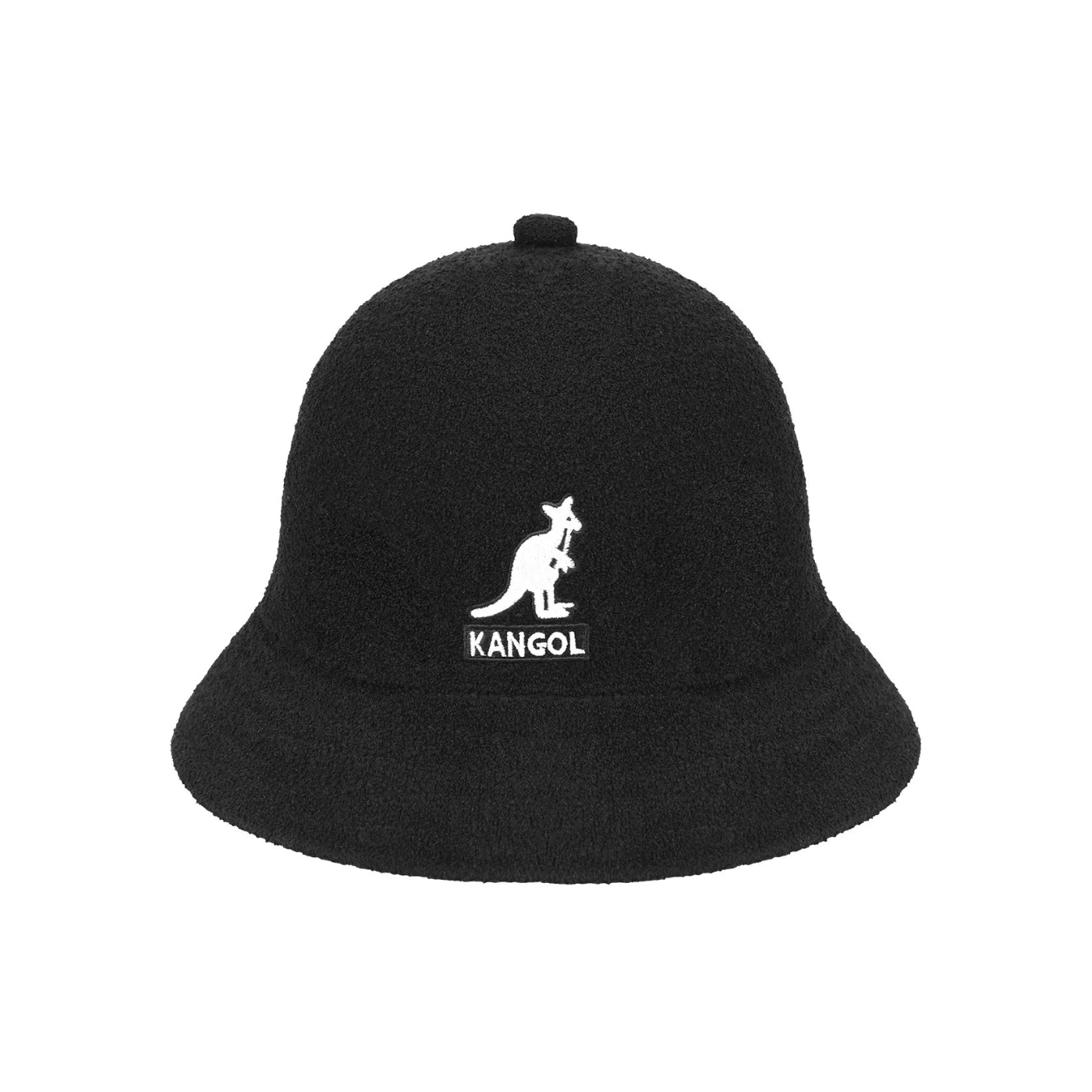 Boina unissexo Kangol Big Logo Casual Preta