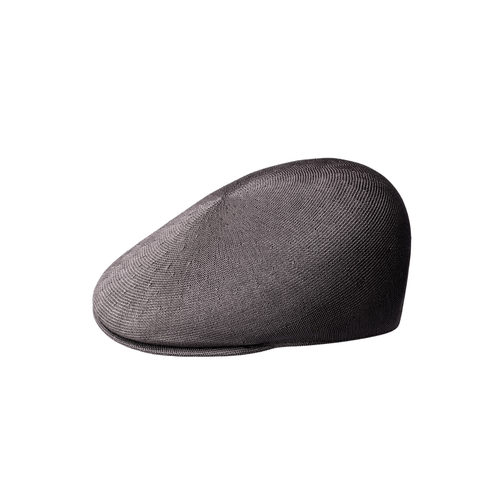 Boina unissexo Kangol Seamless Tropic 507 Cinzento. Foto da lateral do produto.