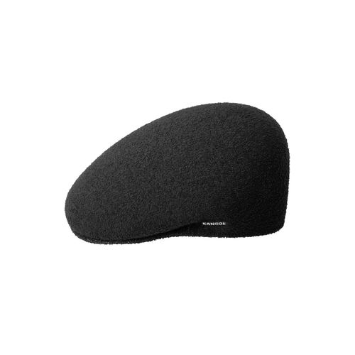 Boina Kangol Retro Big Kroo 7100 Preta. Foto da lateral do produto.