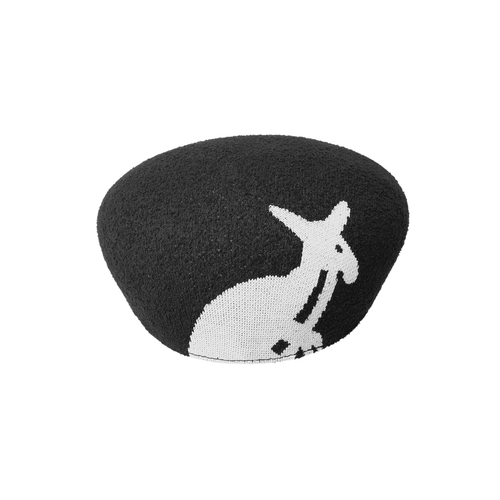 Boina Kangol Retro Big Kroo 7100 Preta. Foto da parte de trás do produto.