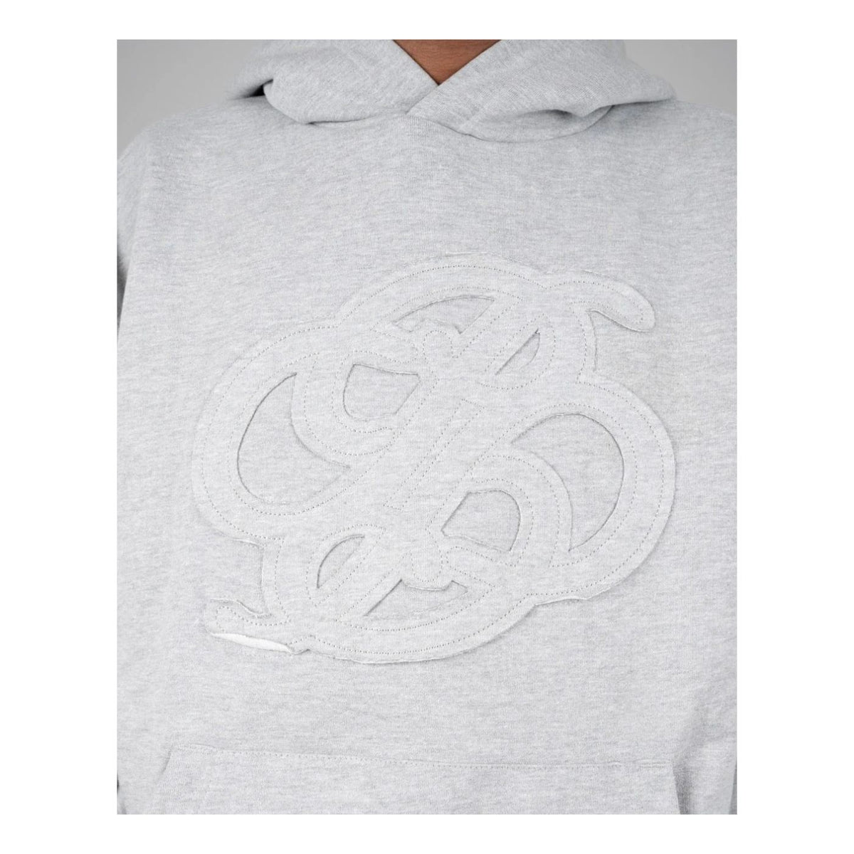 Hoodie Prohibited Double P Cinzento