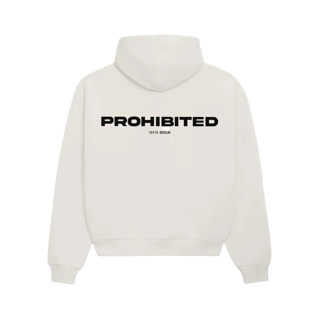 Hoodie Prohibited 10119 Creme