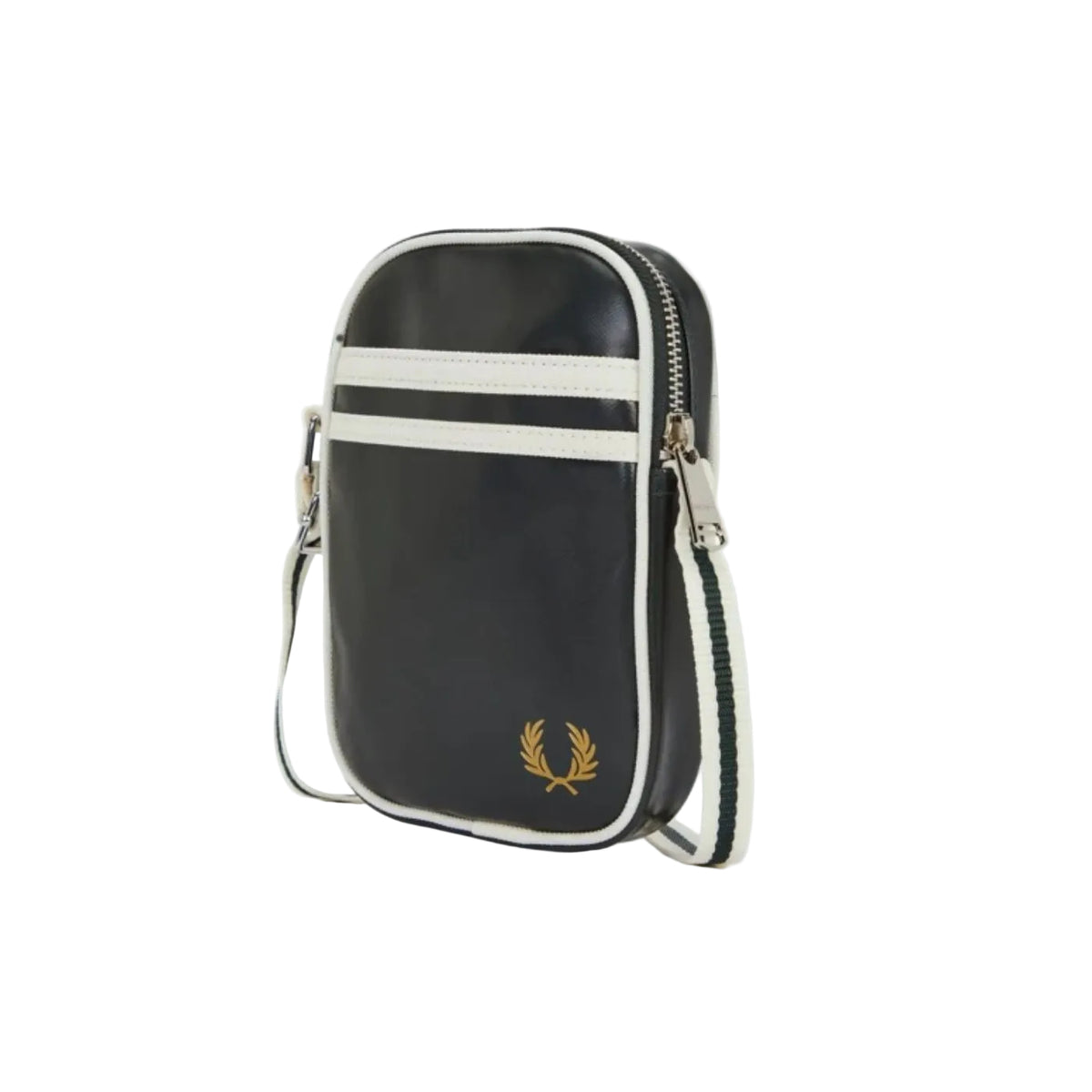 Bolsa a tiracolo pequena clássica Fred Perry Verde