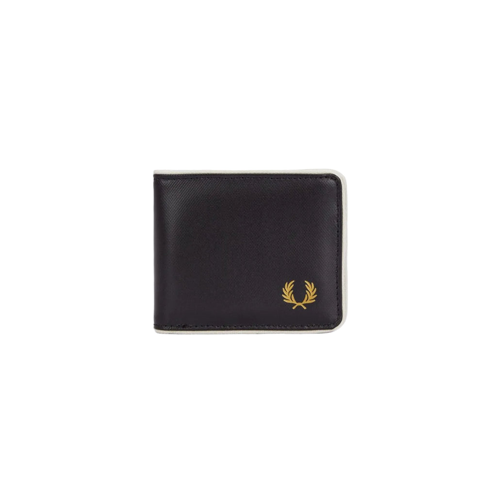 Carteira pequena clássica Fred Perry Black