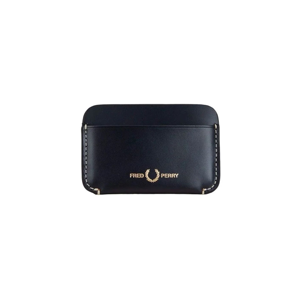 Porta-Cartões em Pele Fred Perry Preto