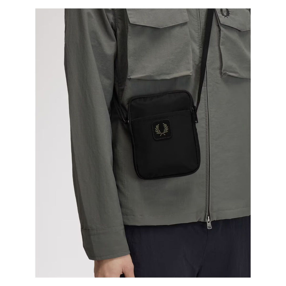 Bolsa a tiracolo pequena Fred Perry Nylon