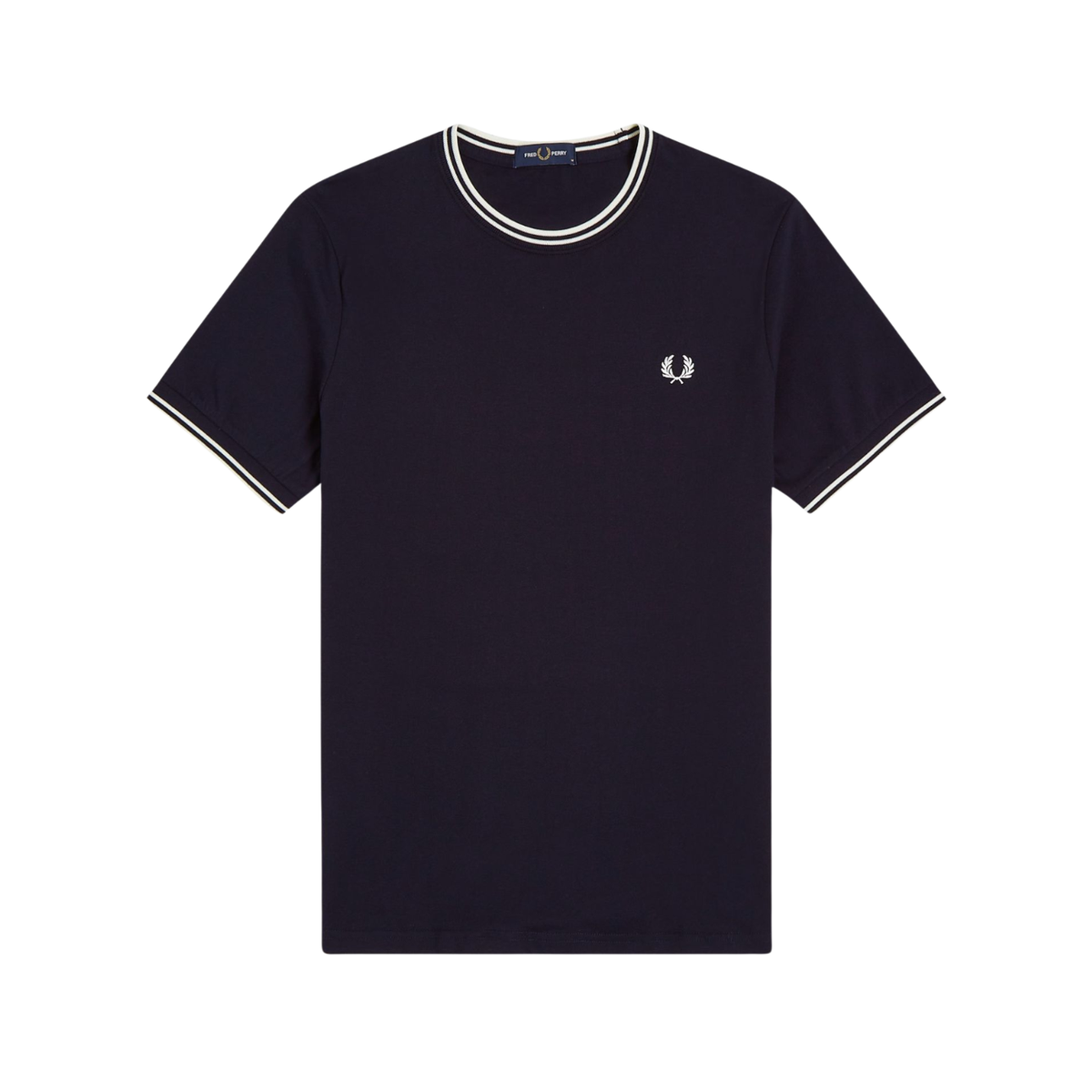 T-Shirt para homem Fred Perry Twin Tipped Azul Marinho