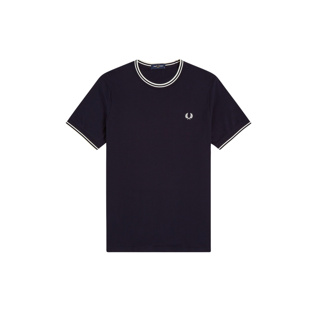 T-Shirt Fred Perry Twin Tipped Preta