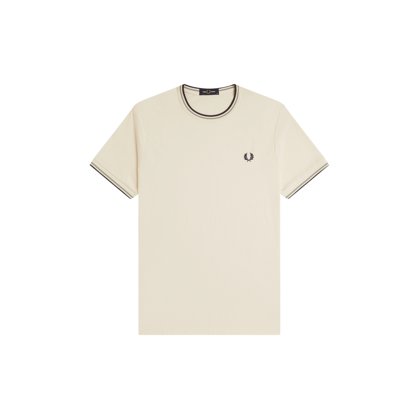 T-Shirt Fred Perry Twin Tipped Ecru