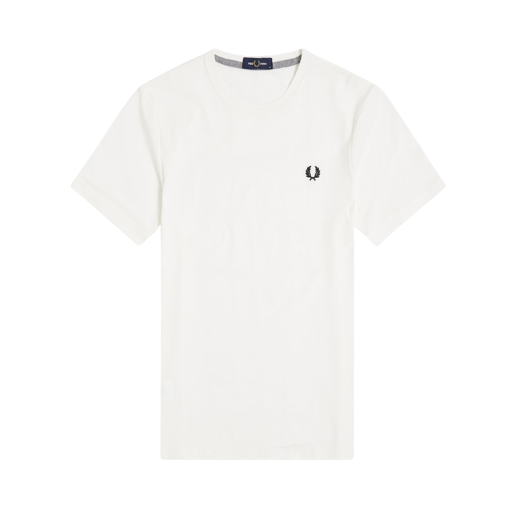 T-Shirt para homem Fred Perry Lisa Branco