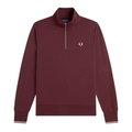 Camisola Bordô c/meio fecho Fred Perry