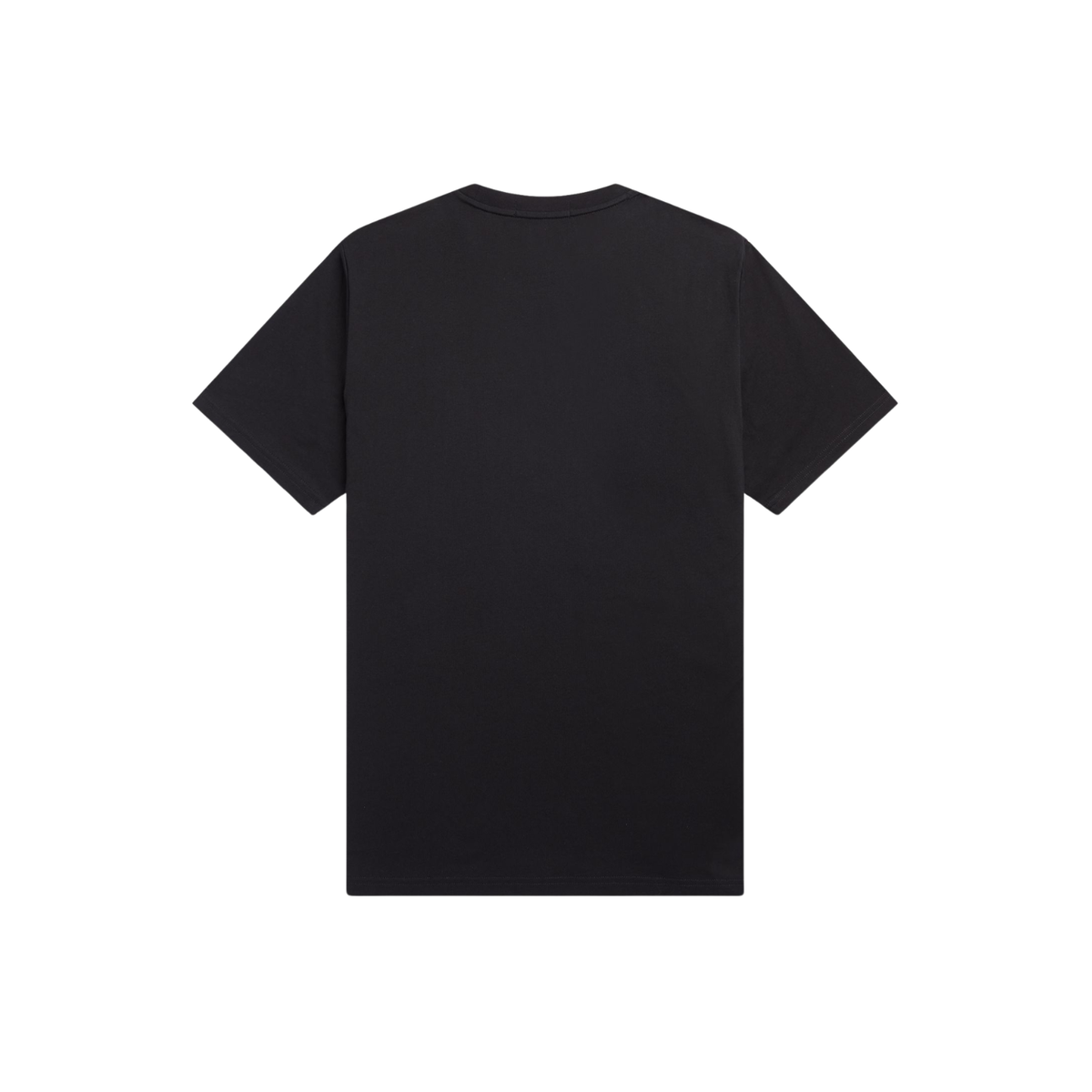 T-Shirt Preta para homem Fred Perry Logo Bordado