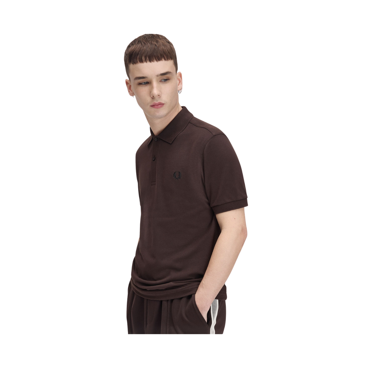 Polo Castanho M6000 Fred Perry