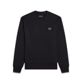 Camisola com gola redonda Preta Fred Perry