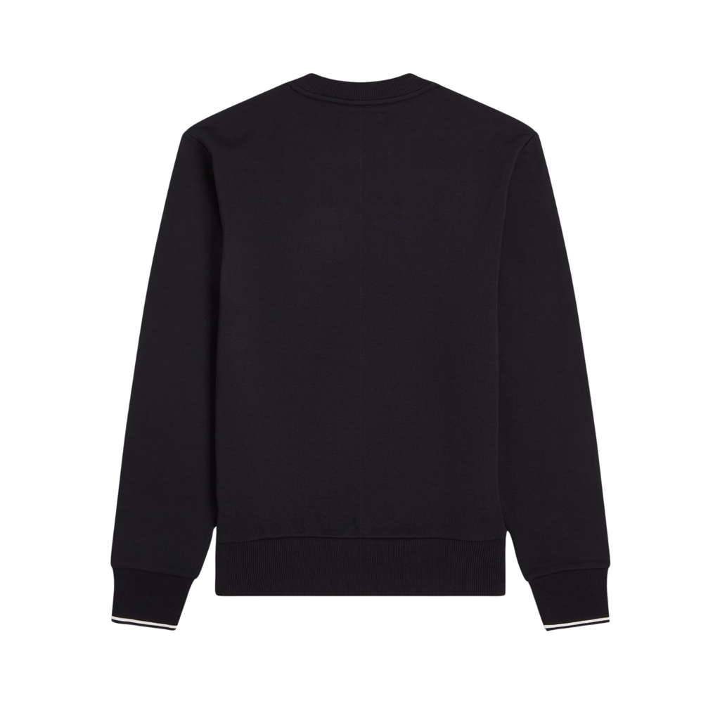 Camisola com gola redonda Preta Fred Perry