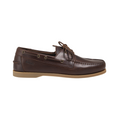 AIGLE Nubile Boat Brown Leather Shoe