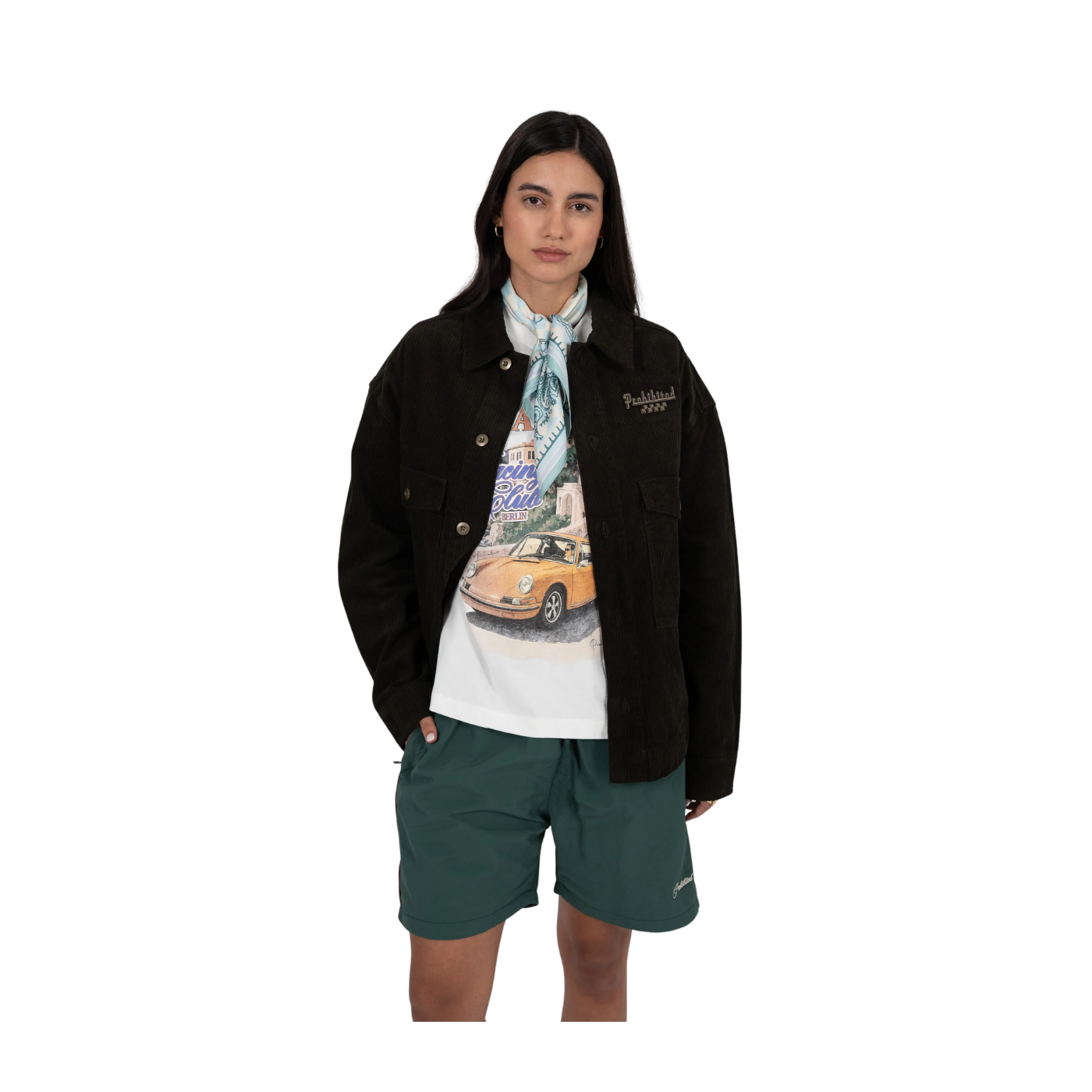 Prohibited Pitstop Brown Overshirt