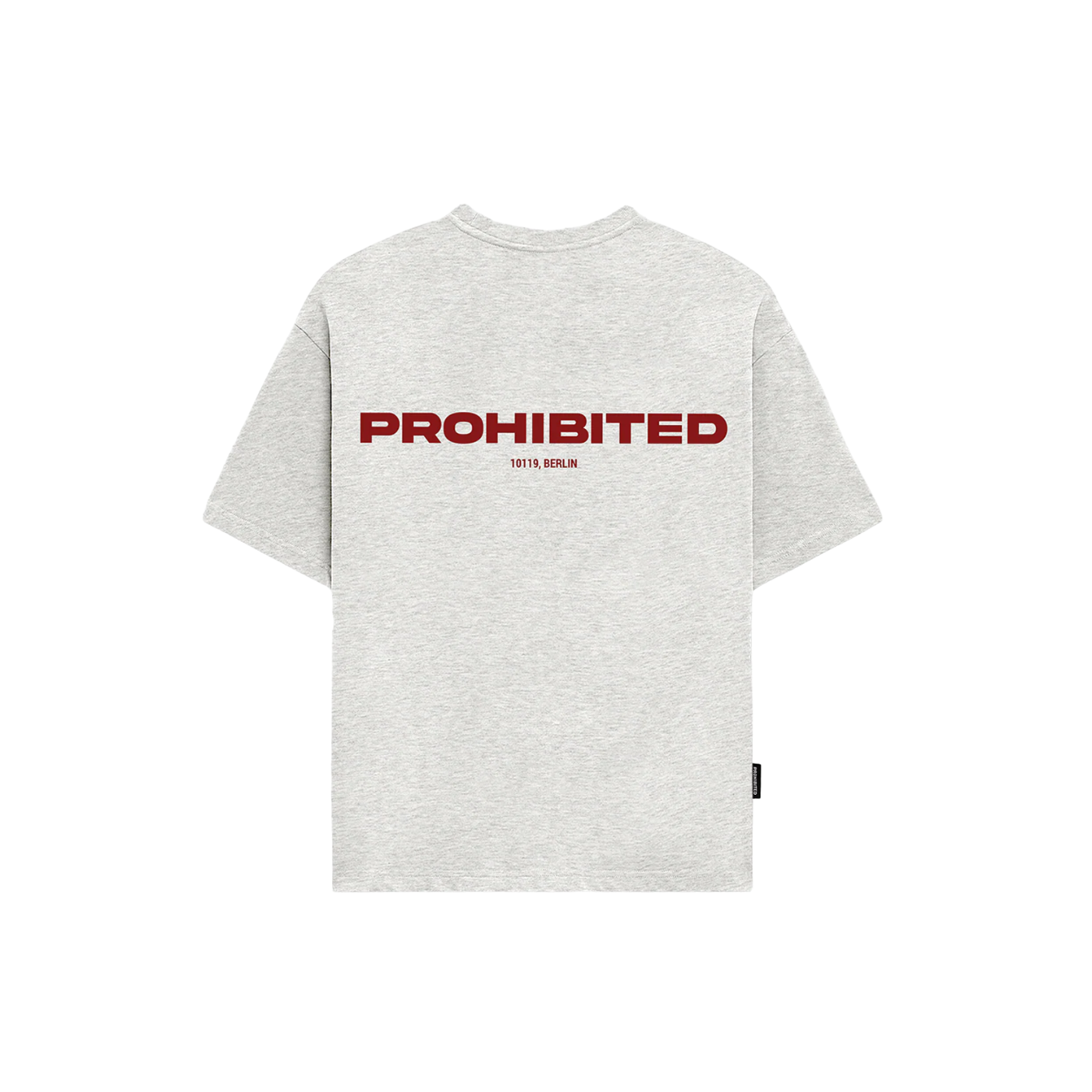 T-Shirt Prohibited 10119 Cinzenta