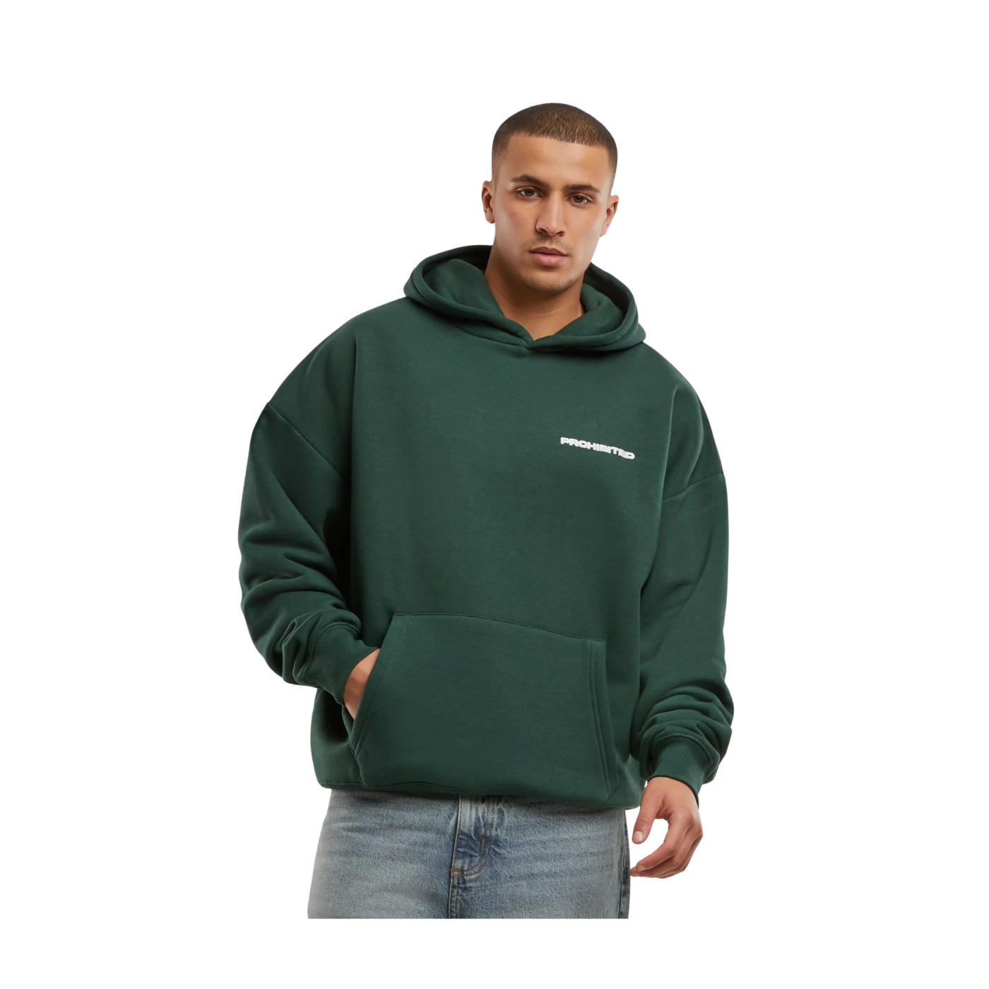 Green Hoodie Prohibited 10119 Brushed Unisex