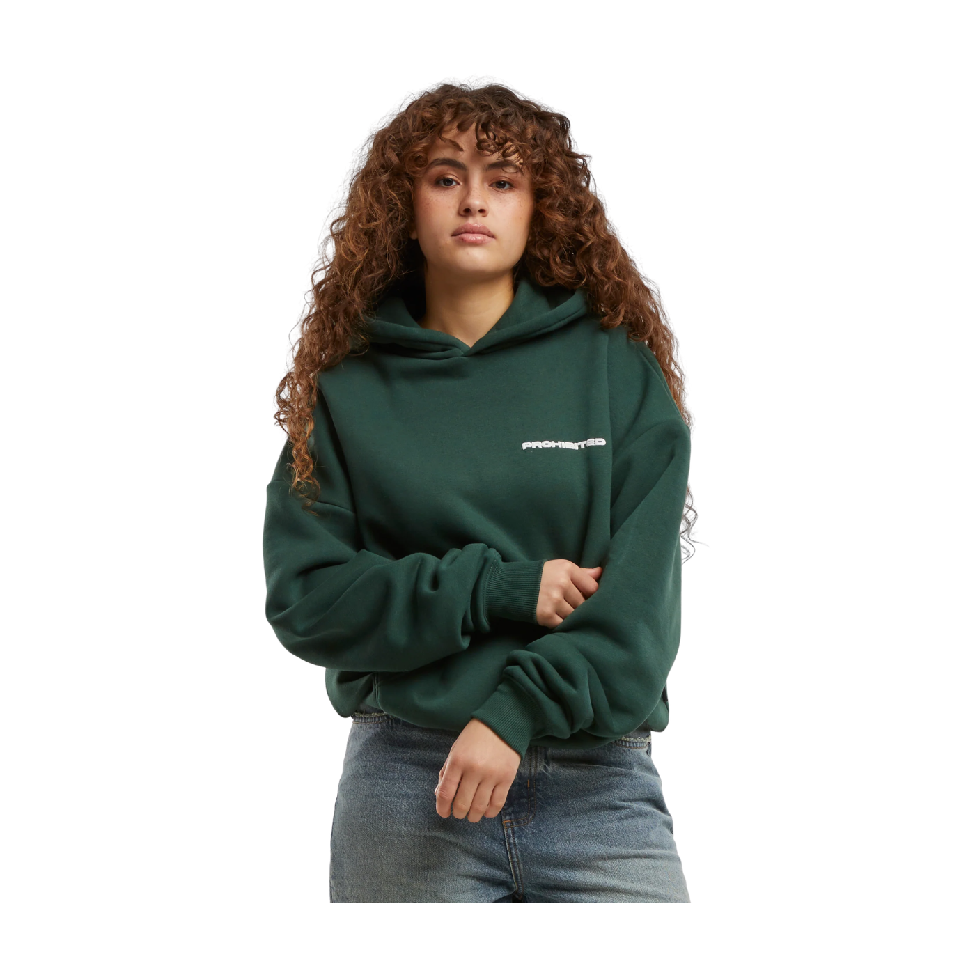 Green Hoodie Prohibited 10119 Brushed Unisex