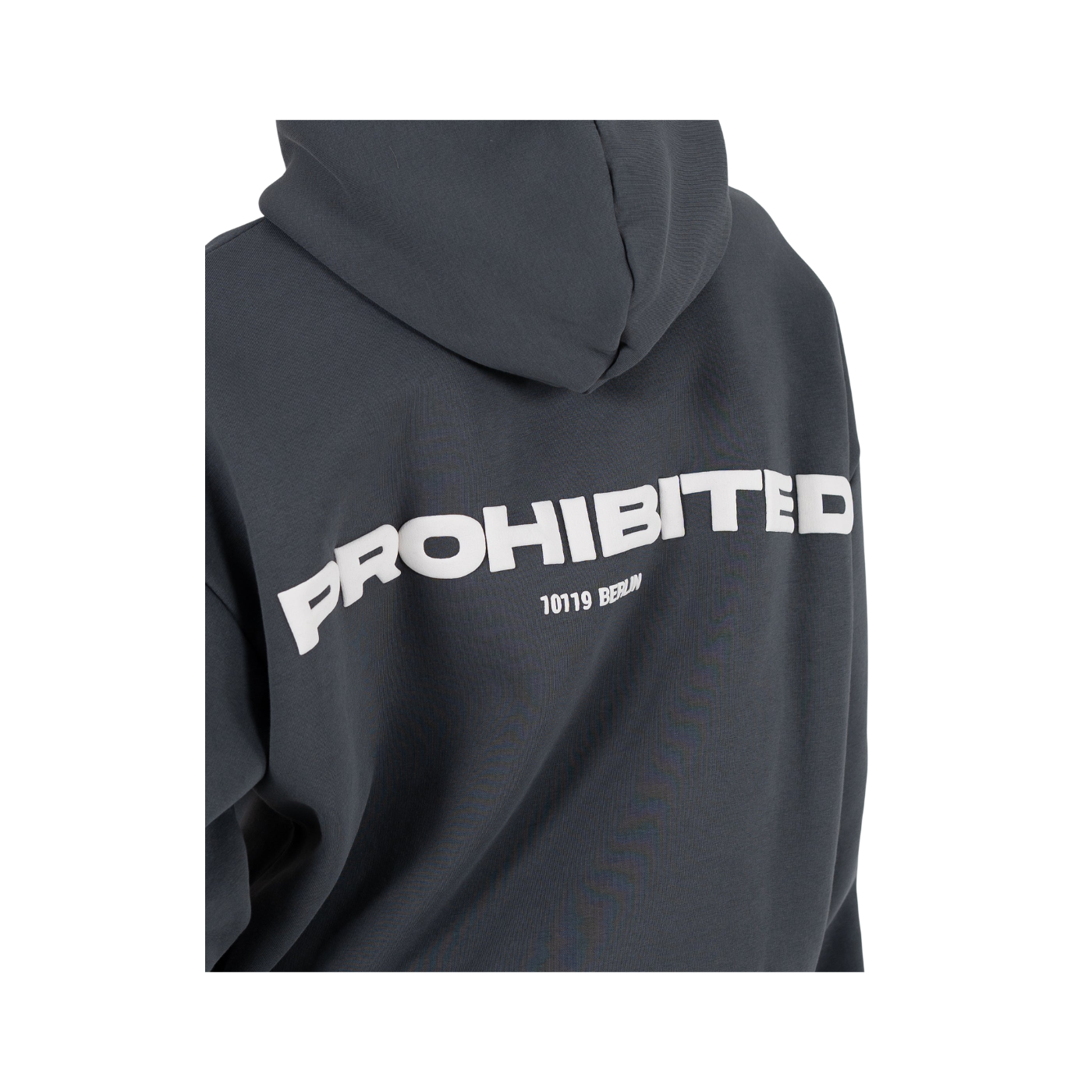 Washed Stone Prohibited 10119 Brushed Unisex Hoodie
