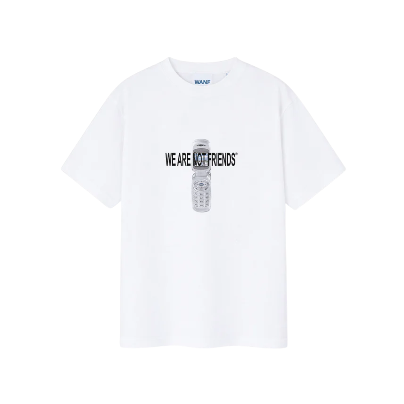T-Shirt We Are Not Friends Gadgets Branca