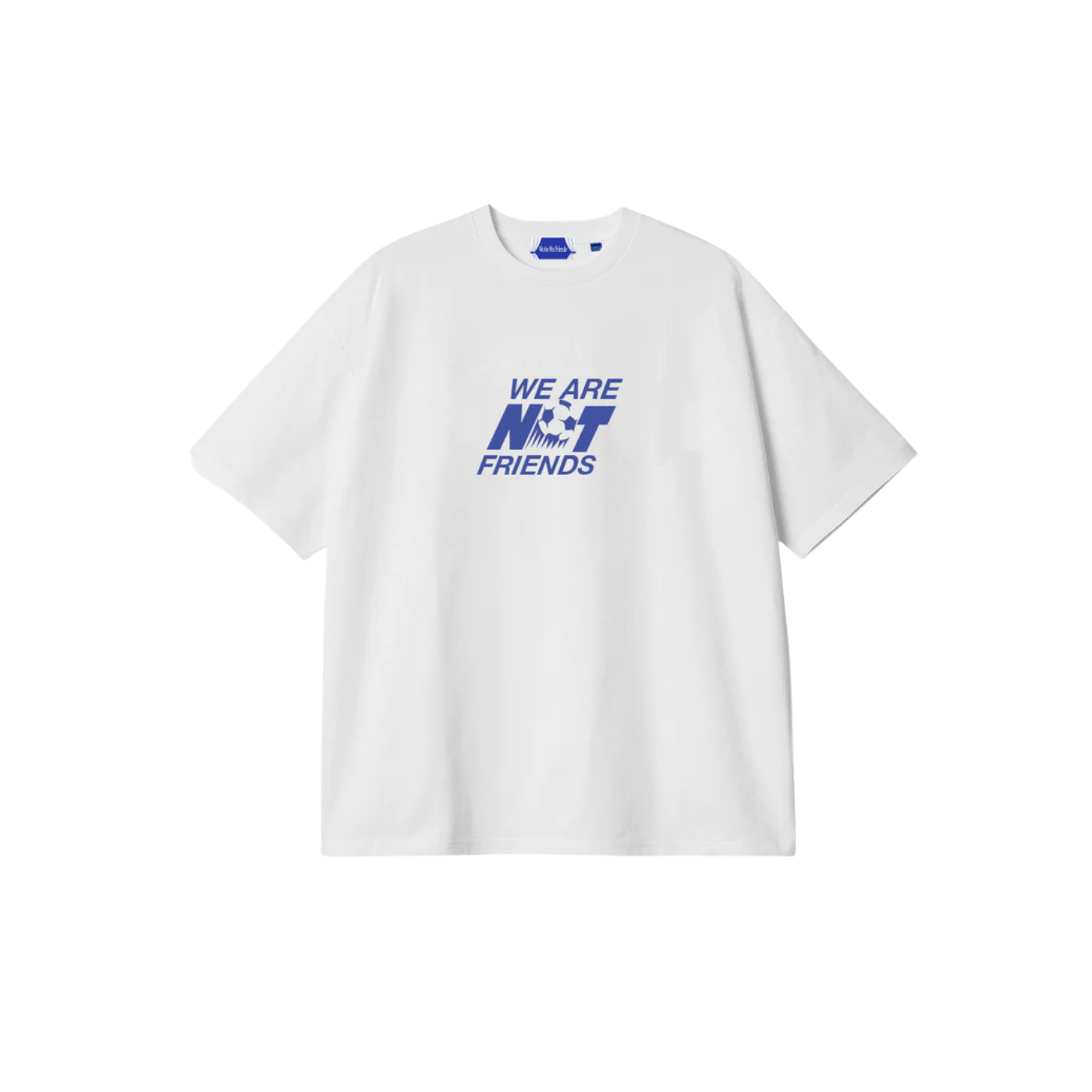 Boxy We Are Not Friends World Cup White T-Shirt