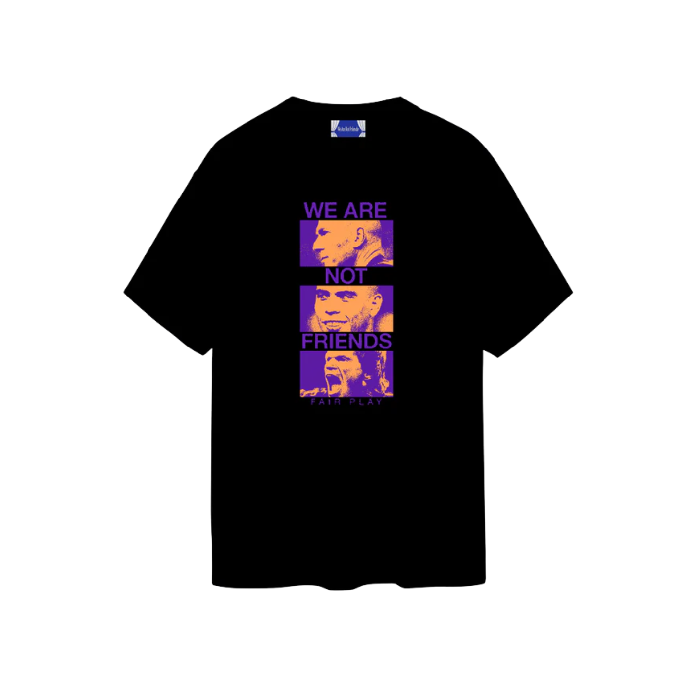 T-Shirt We Are Not Friends The Three Amigos Preta